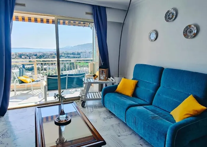 Apartment Lovely 48 M2 Appt With Sea View And Swimming Pool Antibes